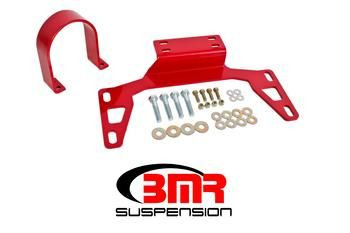 BMR Driveshaft Safety Loop Front Red (2011-2023 Mustang GT/V6 / 2024 Mustang) DSL017R