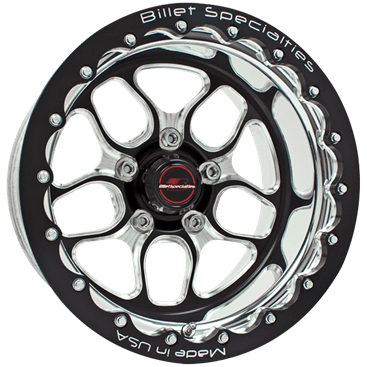 Billet Specialties 15x12 Win Lite Single Bead Lock 5x4.5 BP 3.5 BS