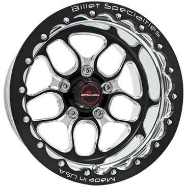 Billet Specialties 15x14 Win Lite Single Bead Lock 5x5 BP 7.5 BS