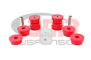 BMR Cradle Bushing Kit Rear Red Poly (2015-2023 Mustang / 2024 Mustang) BK047