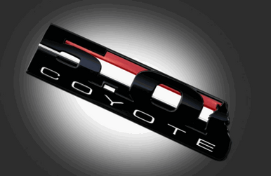 Classic Design Concepts 5.0 Coyote Side Emblems Black Pair (11-17 Mustang GT) 1111-3001-01