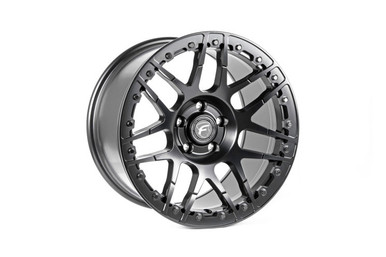 Forgestar 17×10 F14 Beadlock Wheel Matte Black (2011+ Mustang / 2024 Mustang Non PP & Darkhorse)