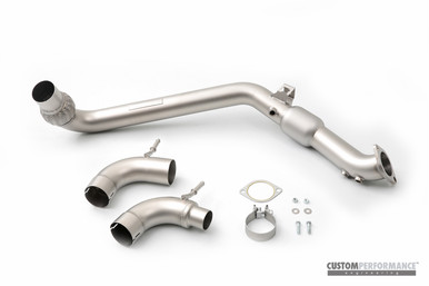 cp-e QKspl Catted Downpipe (2015-2023 Mustang EcoBoost) FDDP00006T