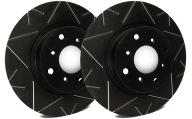 SP Performance Peak Series 320mm Dia. Vented Rotor w/Black Zinc Plating (2015-2023 Mustang Ecoboost Non Perf Pack) – V54-1112-BP