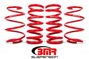 BMR Drag Lowering Springs Set of 4 Minimum Drop Front (2015-2023 Mustang / 2024 Mustang GT Non Magna Ride) SPD763
