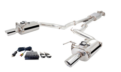 XForce Twin 3″ Cat-Back Exhaust System w/Oval Varex Mufflers (15-17 Mustang GT Coupe) ES-FM15-02-VMK-CBS