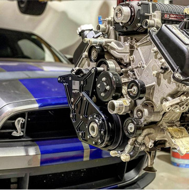 Main Force Performance Coyote Edelbrock Crank Support 8 Rib (2011-2023  Mustang GT) MFP-CS-MUS-EDB8