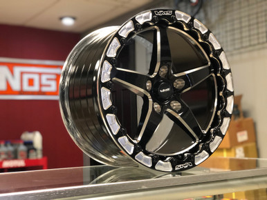 VMS 17×10 Rear Street Drag Race Wheel Beadlock (2005-2023 Mustang / 2024 Mustang Non PP & Darkhorse) VWST080
