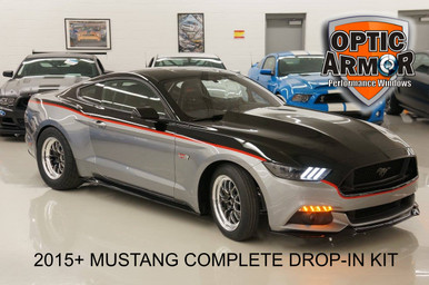 Optic Armor Drop In Front Polycarbonate Window (2015-2023 Mustang)