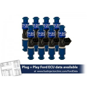 FIC 2150cc Injector Set High Z (2005-2024 Mustang GT / GT350 / Boss 302 / 99-04 Cobra / 2011-2024 F-150) IS403-2150H