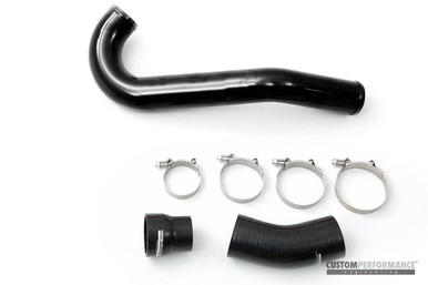 cp-e HotCharge Hot-Side Charge Pipe Black (2015-2023 Mustang Ecoboost) FDHC00002B