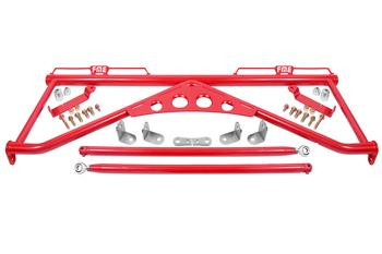 BMR Harness Bar Red (2015-2023 Mustang / 2024 Mustang) HB760R