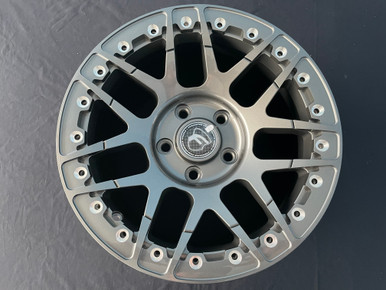 Forgestar 15×10 F14 Beadlock Wheel Gloss Anthracite (2005-2023 Mustang / 2024 Mustang) F283B0067750