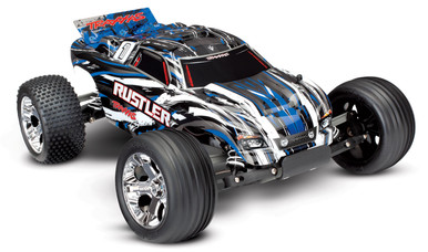Traxxas Rustler 1/10 Scale Electric Stadium Truck Blue 37054-1