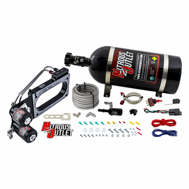 Nitrous Outlet Hardline Plate System (2011-2023 Mustang w/CobraJet Intake) 00-10164-10
