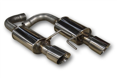 MRT Sport Touring Axle-Back Polished Tips (2015-2017 Mustang / 2024 Mustang) 91U900