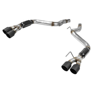 Flowmaster Outlaw Axleback Exhaust System w/ Black Tips (2018-2023 Mustang GT w/o Active) 817806
