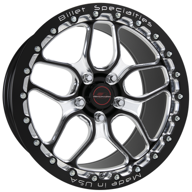 Billet Specialties Single Beadlock Redline Drag Pack Rear Wheel