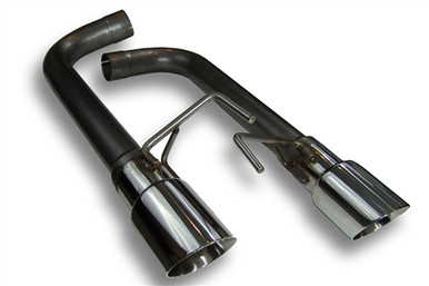 MRT Street Race Axle-Back Exhaust Black Tips (2015-2017 Mustang / 2024 Mustang) 91U901B