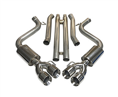 MRT Sport Touring Catback w/H-Pipe Quad Polished Tips (2018-2023 Mustang GT) 93U917