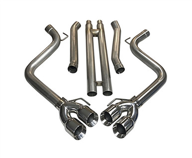 MRT Extreme Catback w/H-Pipe Quad Black Tips (2018-2023 Mustang GT) 93U918