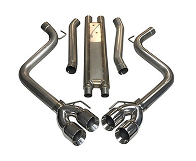 MRT Extreme DMS Catback Quad Polished Tips (2018-2023 Mustang GT) 93U919