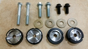 Full Tilt Boogie Rear Differential Bushing Inserts Kit w/Hardware (2015-2023 Mustang / 2024 Mustang) FT 535