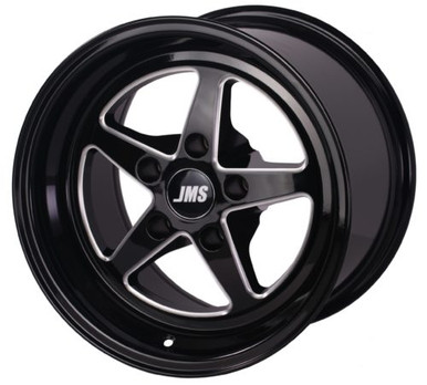 JMS 17 x 10 Avenger Rear Wheel Black (2005-2023 Mustang GT/V6/Eco & 2007-2014 GT500 / 2024 Mustang) A1710721FB