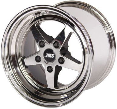 JMS 17 x 4.5 Avenger Front Wheel White Chrome (1994-2023 Mustang GT/V6/Eco & 2007-2012 GT500 / 2024 Mustang) A1745175FZ