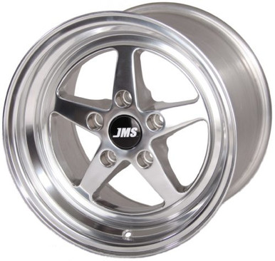 JMS 18 x 5 Avenger Front Wheel Polished (1994-2023 Mustang GT/V6/Eco & 2007-2012 GT500 / 2024 Mustang) A1850175FP