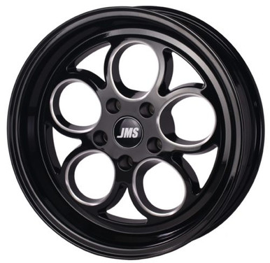 JMS 17 x 4.5 Savage Front Wheel Black (1994-2023 Mustang GT/V6/Eco & 2007-2012 GT500 / 2024 Mustang) S1745175FB