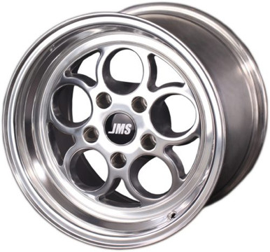 JMS 17 x 4.5 Savage Front Wheel Polished (1994-2023 Mustang GT/V6/Eco & 2007-2012 GT500 / 2024 Mustang) S1745175FP