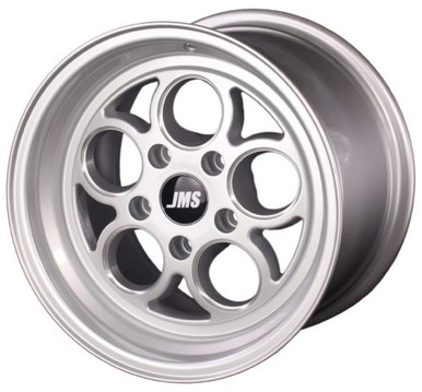 JMS 17 x 4.5 Savage Front Wheel Silver (1994-2023 Mustang GT/V6/Eco & 2007-2012 GT500 / 2024 Mustang) S1745175FS