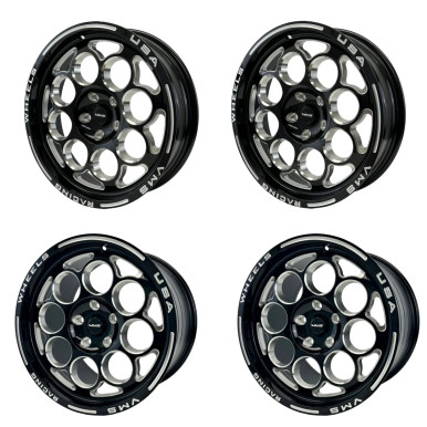 VMS Front & Rear Modulo Drag Wheel Set (2005-2023 Mustang / 2024 Mustang)