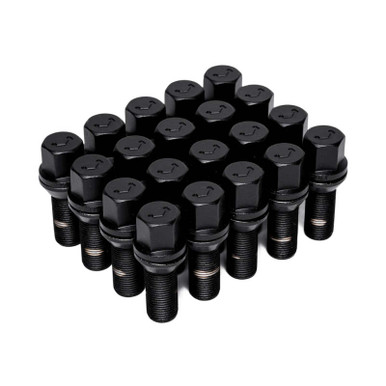 Vossen Lug Bolt - 15x1.25 - 32mm - 17mm Hex - Cone Seat - Black