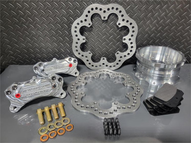 Aerospace Components 4 Piston Pro-Lite Front Drag Race Kit (2015-2024 Mustang) AC-256P