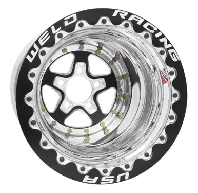 Weld Alumastar 2.0 15x12 / 5x4.5 BP / 4in. BS Black Wheel - Black