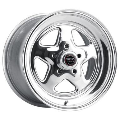 Weld 15x14 Sport Forged ProStar Wheel 5x4.5 BP 6.5 BS Polished 96