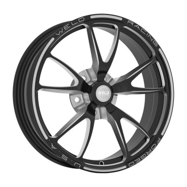 Weld 18x6 Full Throttle 1-Pc Frontrunner 5x4.75 BP 2.7 BS Black
