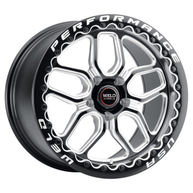 Weld 15x10 Laguna Drag Wheel 5x120 ET 45 BS 7.25 Gloss Black