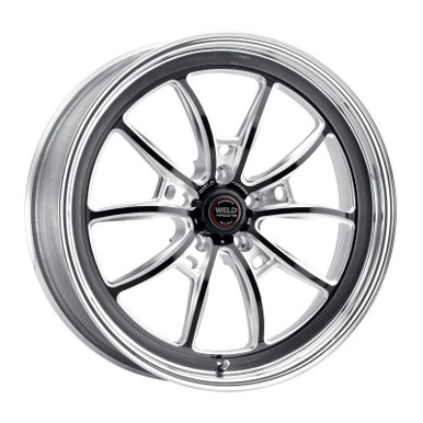 Weld 18×9 S80 Front Wheel Black Center (2015-2023 Mustang / 2024 Mustang) 80HB8090A61A