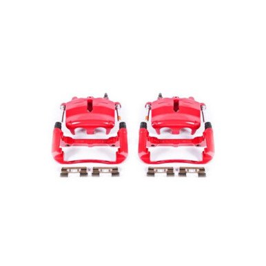 PowerStop Rear Red Calipers | 2015–2018 Ford Mustang (S15030) main image 1
