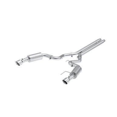 MBRP 3″ Catback Exhaust Street Series Dual Split Rear Aluminized (2024 Mustang GT S650) S7251AL