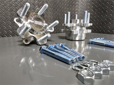 Aerospace Billet Low Drag Hubs w/ 4 Hole Mounting (2024-2025 Mustang S650) AC-S650HB
