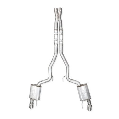 Stainless Works Legend Catback Exhaust & X-Pipe Dual Tips Factory Connect (2024 Mustang GT) M24CBXFCL