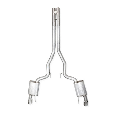 Stainless Works Redline Catback Exhaust & H-Pipe Dual Tips Performance Connect (2024 Mustang GT) M24CBHPCR