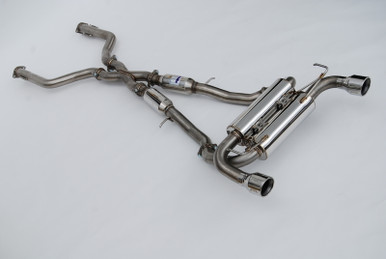 Invidia 2022+ Nissan Z 70mm Gemini Cat Back Exhaust - Rolled SS