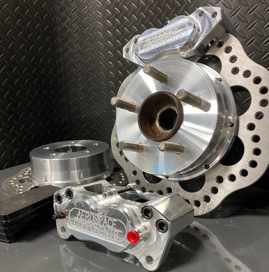 Aerospace Components Pro-Lite Rear Drag Race Brake Kit for AED Knuckles (2015-2023 Mustang) AC-551P-AED