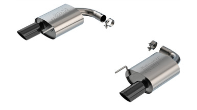 Borla 2024 Ford Mustang GT 5.0L V8 w/o Active Exhaust S-Type Axle-Back Exhaust System – Black Chrome – 11983BC