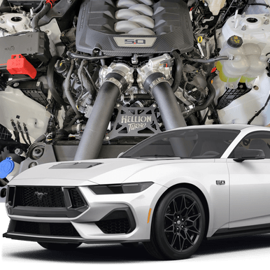 Hellion Sleeper Hidden Twin Turbo System (2024 – 2025 Ford Mustang GT / Dark Horse) HT-24GT-SS